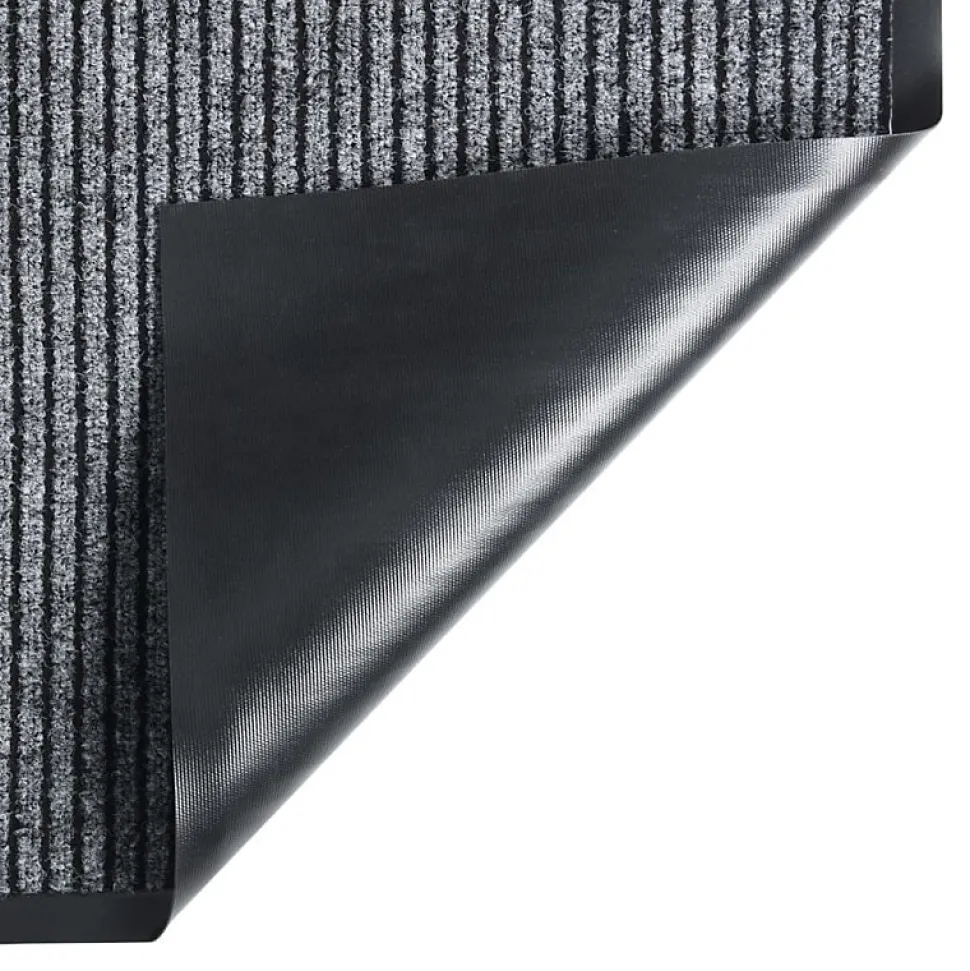 Paillasson rayé Gris 80x120 cm