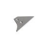 Paire d'embouts alu pour Porte Tablette B08R3P1KDS (Laqué Blanc RAL 9003)