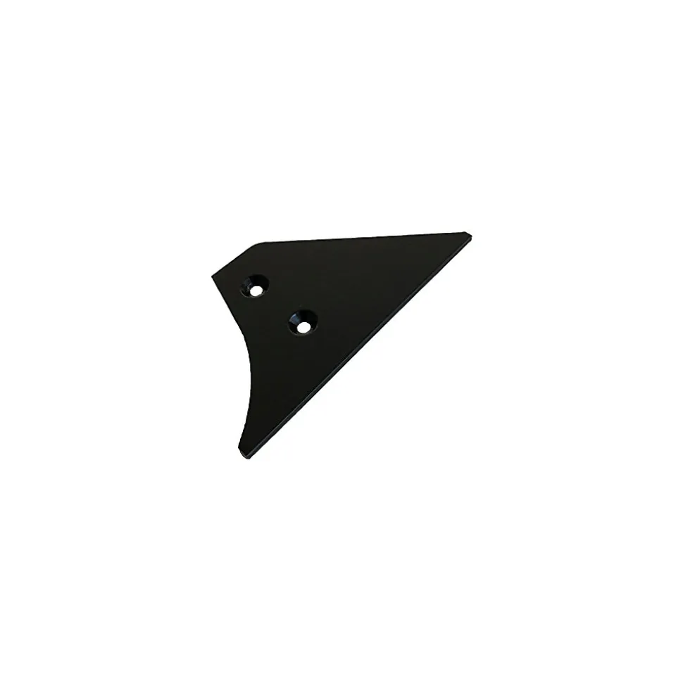 Paire d'embouts alu pour Porte Tablette B08R3P1KDS (Laqué Noir Mat RAL 9011)