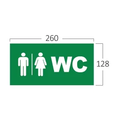 Panneau LED WC BRAYTRON - Blanc - 3W