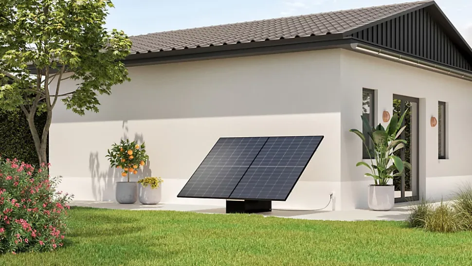 Panneau solaire bifacial plug&play Ultrawatt 850W l. 172.5 x L. 238 cm