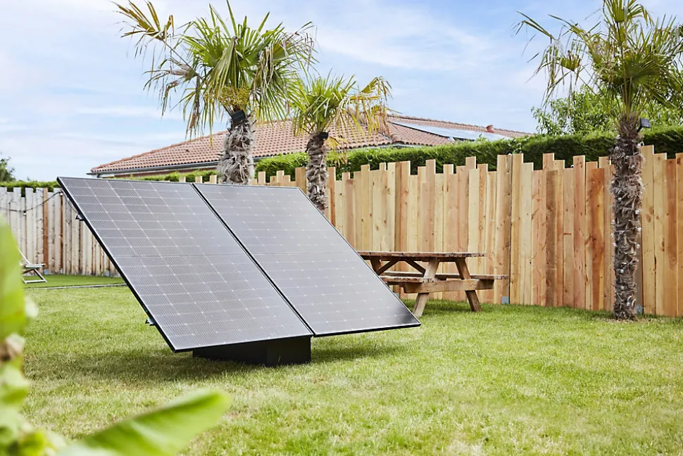 Panneau solaire bifacial plug&play Ultrawatt 850W l. 172.5 x L. 238 cm