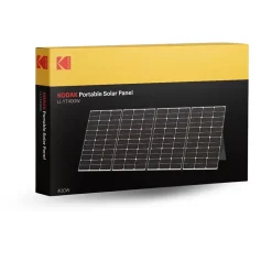 Panneau Solaire Portable KODAK 400W - Rendement 23% - Étanche IP65 - Léger et Pliable - Pieds Réglables - Connexions Multiples