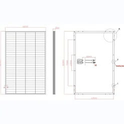 Panneau solaire Série Blackwell 135W