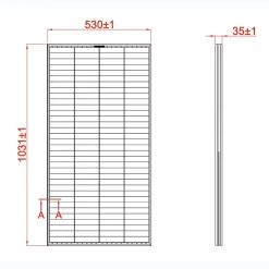 Panneau solaire Série Blackwell 100W