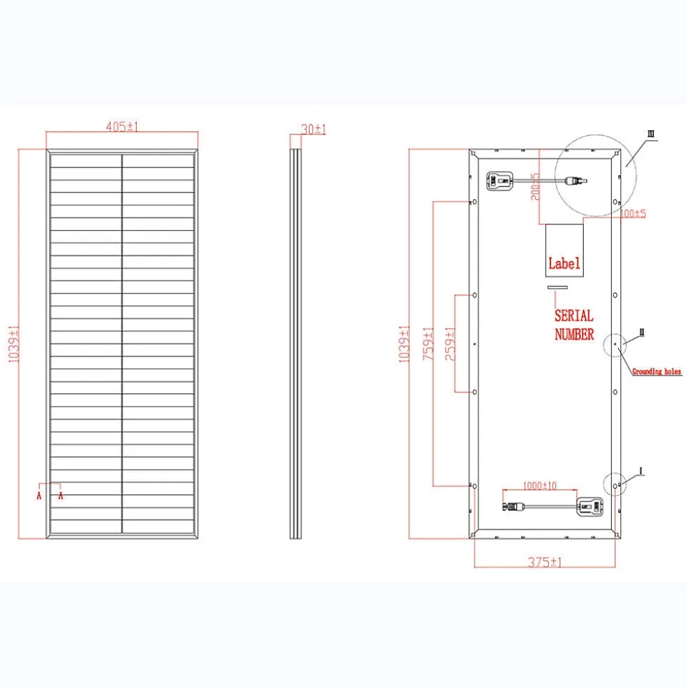 Panneau solaire Série Blackwell 85W
