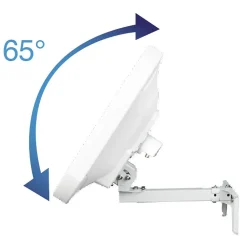 Parabole plate H+V - LNB intégée