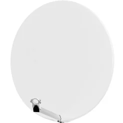 Parabole satellite fibre composite Blanche 85cm + BRIDES INOX Anti Corrosion HDSAT