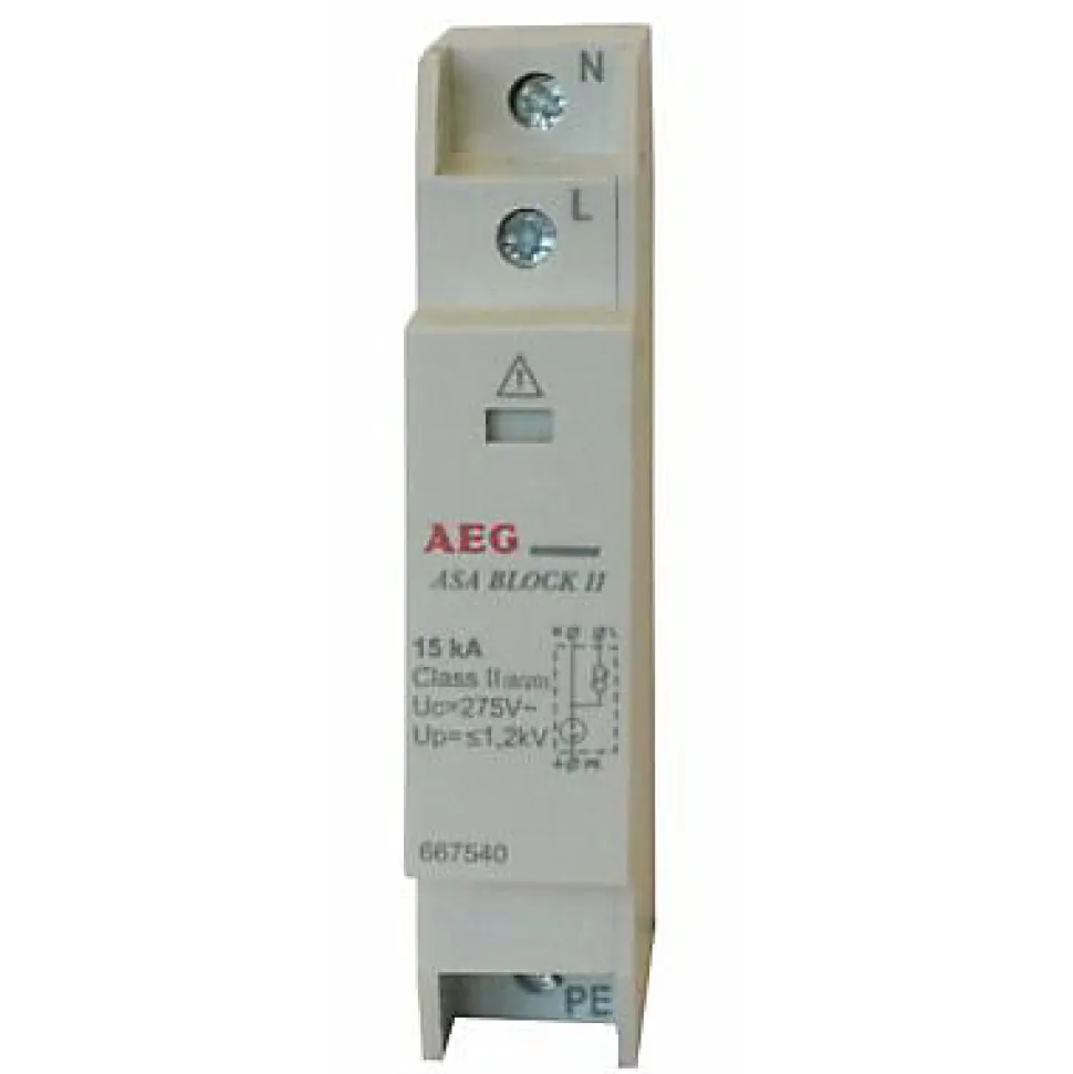 Parafoudre de secteur AEG ASA block II 15kA