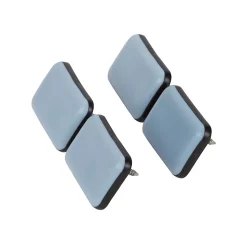 Patin à clouer Diall 35 x 24 mm x 4, noir + bleu/gris