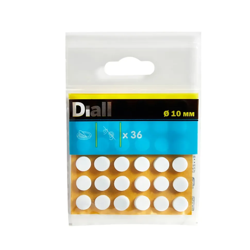 Patin anti-bruit Diall 10 mm x36, blanc