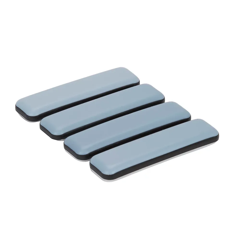 Patin auto-adhésifs Diall 70 x 19 mm x 4, blanc + gris/bleu
