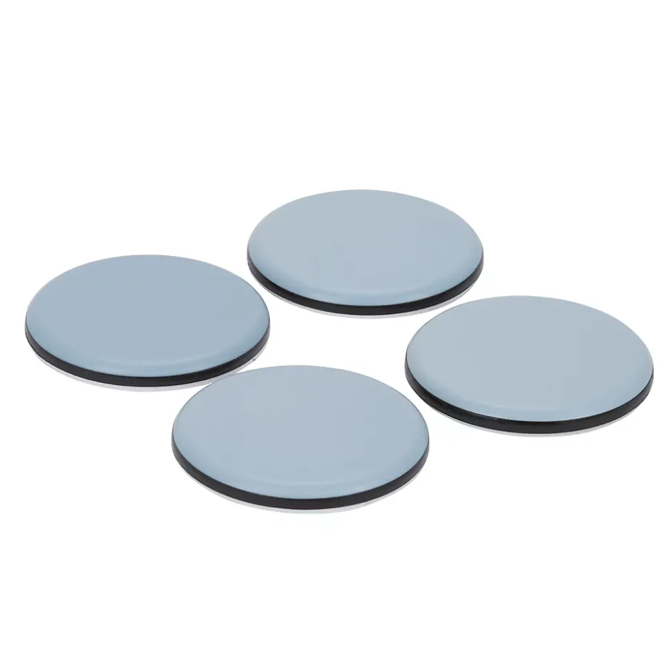Patin auto-adhésifs Diall 65 mm x 4, blanc + gris/bleu
