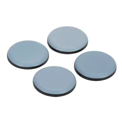 Patin auto-adhésifs Diall 40 mm x 4, blanc + gris/bleu