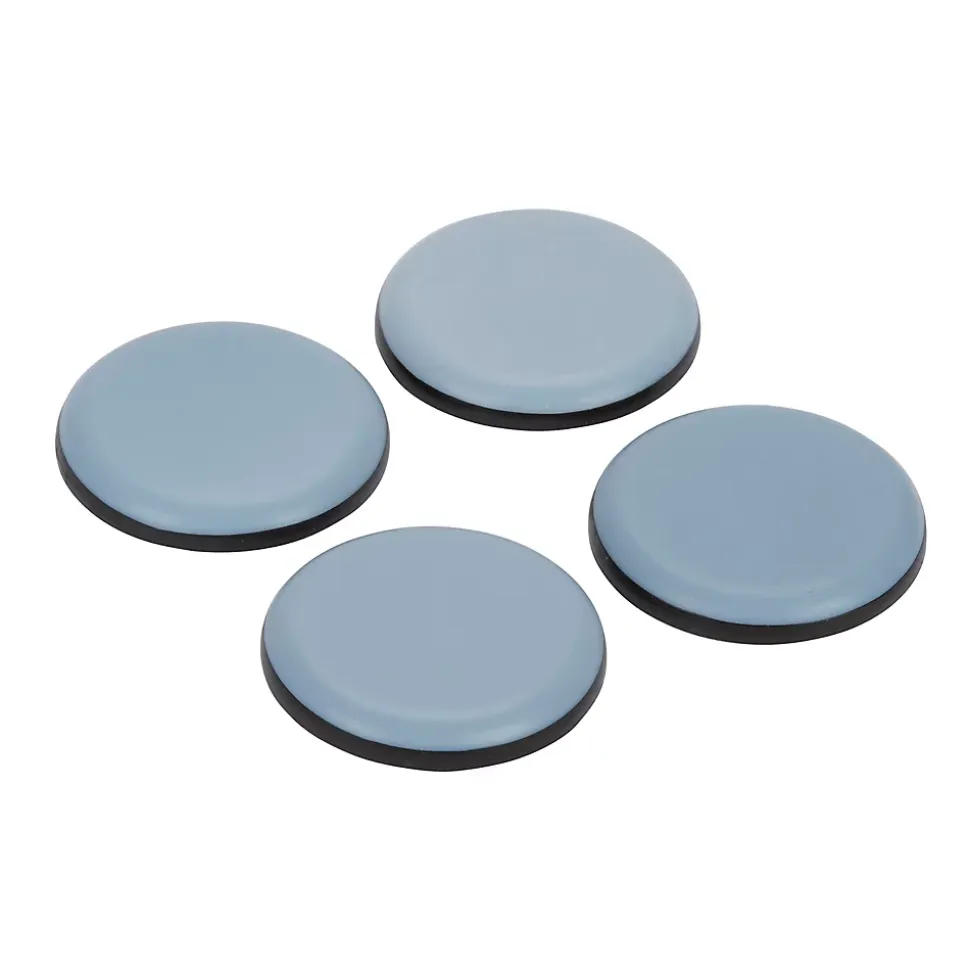 Patin auto-adhésifs Diall 40 mm x 4, blanc + gris/bleu