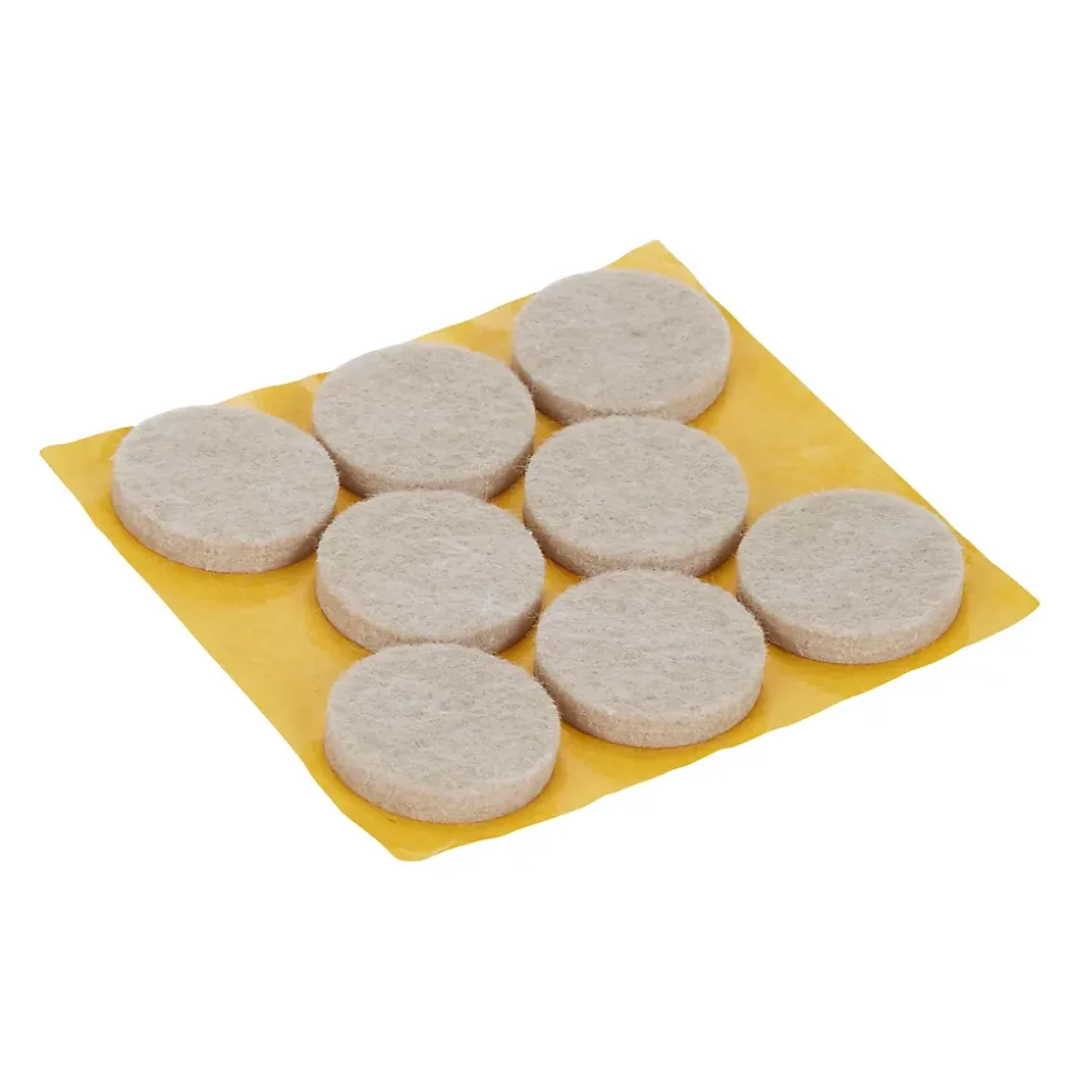 Patin en feutre auto-adhésifs Diall 25 mm x 8, beige