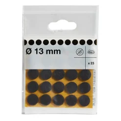 Patin en feutre auto-adhésifs Diall 13 mm x 25, marron