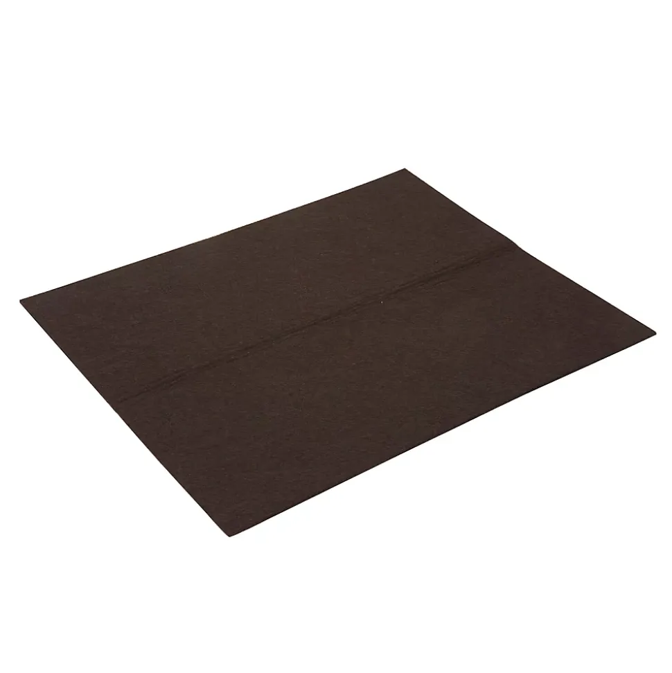 Patin en feutre auto-adhésifs Diall 300 x 360 mm x 1, marron