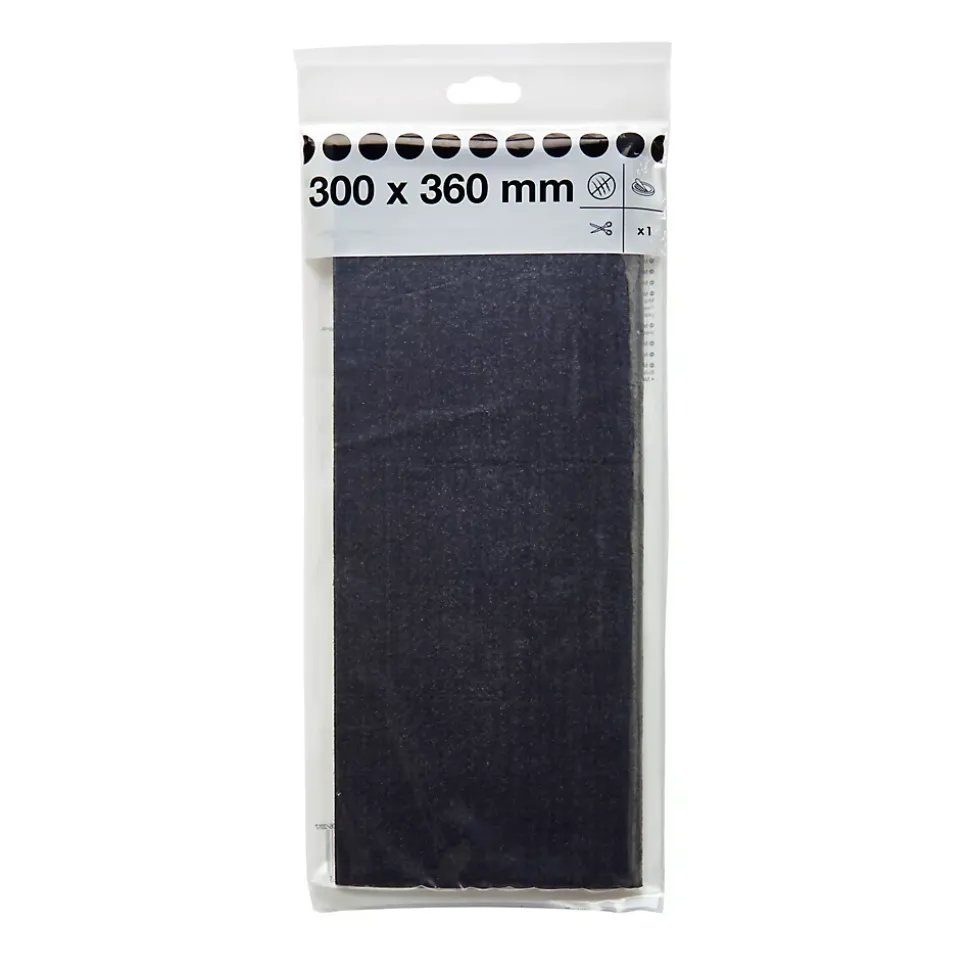 Patin en feutre auto-adhésifs Diall 300 x 360 mm x 1, marron