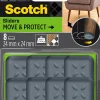 Patin glisseur adhésif carré gris Scotch ø24 mm