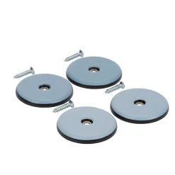 Patin vissés Diall 50 mm x 4, noir + gris/bleu