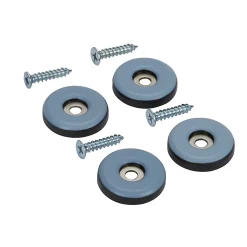 Patin vissés Diall 25 mm x 4, noir + gris/bleu