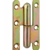 Paumelle de Paris porte d'entrée / d'intérieur, 80x45mm, acier, droite - THIRARD