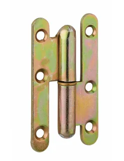 Paumelle de Paris porte d'entrée / d'intérieur, 80x45mm, acier, droite - THIRARD