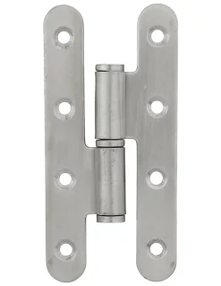 Paumelle de Paris porte d'entrée / d'intérieur, 110x55x2.5mm, inox, gauche - THIRARD