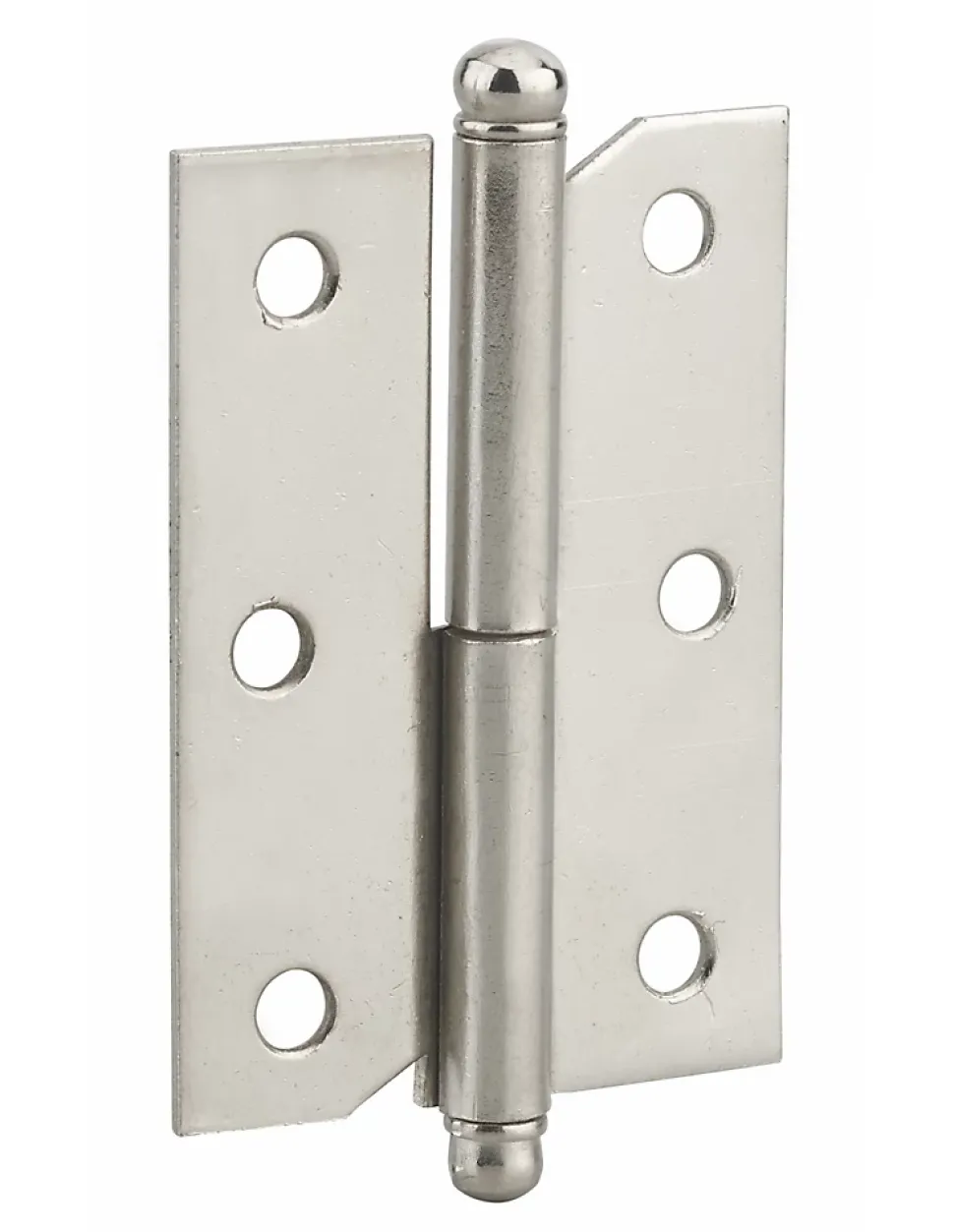 Paumelle de porte de meuble / porte légère, 60x40mm, acier, gauche - THIRARD