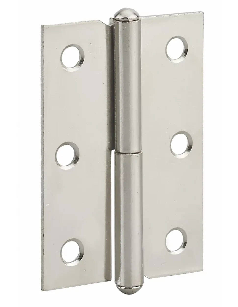Paumelle de porte de meuble / porte légère, 60x40mm, acier, droite - THIRARD
