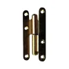 Paumelle droite bichromatée pour bâtiment 110 x 60 mm