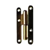 Paumelle gauche bichromatée pour bâtiment 110 x 60 mm