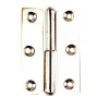 Paumelle nickelée 50 x 30 mm droite vendue par 2