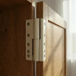 Paumelle universelle blanc 50 mm vendue par 2