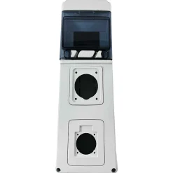 Pcsn6pt - Coffret Pour Prise étanche Ip65 - Prédécoupage 2 Prises - 1 Rangée De 6 Modules - Ide Star