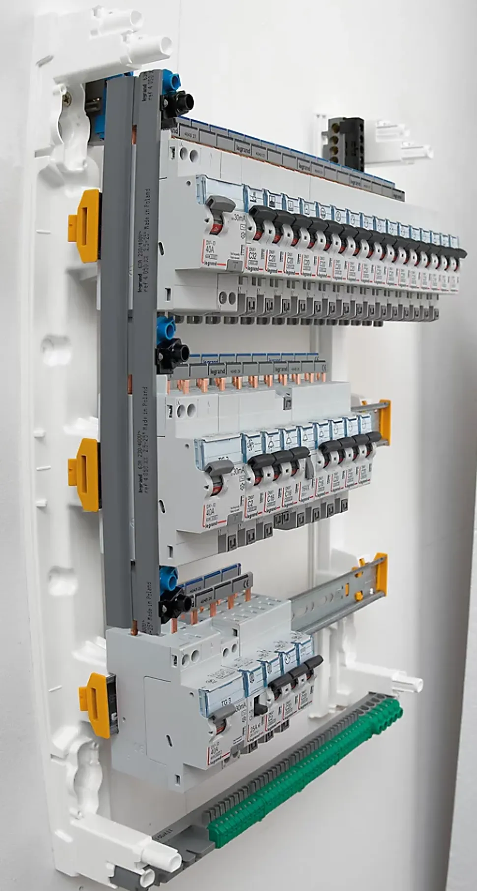 Peigne d'alimentation verticale 3 rangées Legrand