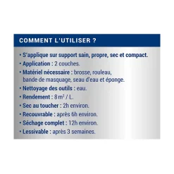 Peinture anti-condensation intérieur mat blanc Ripolin 0,75L