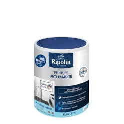 Peinture anti-humidité intérieur Ripolin blanc satin 0,75L