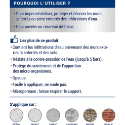 Peinture cave & sous-sol intérieur satin Ripolin 0,75L