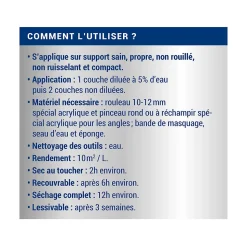 Peinture cave & sous-sol intérieur satin Ripolin 0,75L