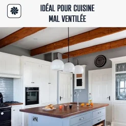 Peinture cuisine lavable, mur et plafond Gris Noir - RAL 7021 - 10 L - ARCANE INDUSTRIES