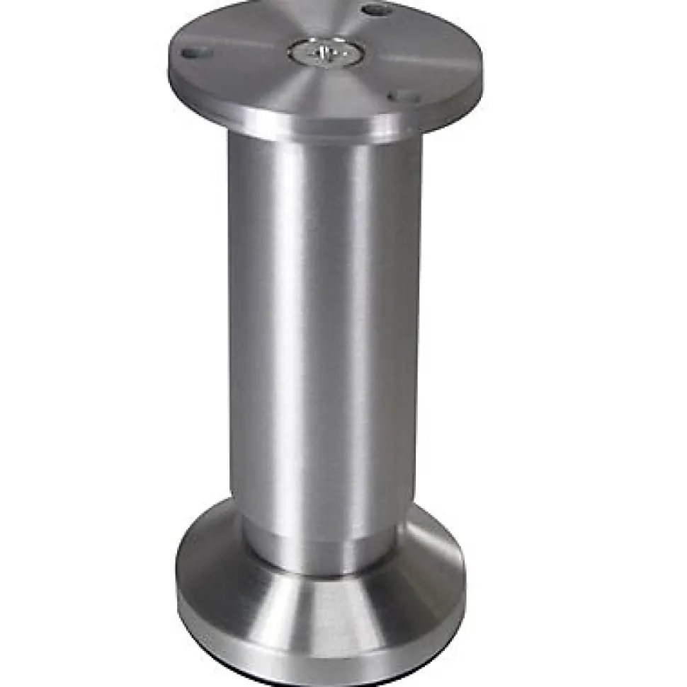 Pied ajustable Diall ø38 x 150-168 mm aluminium mat