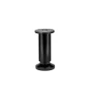 Pied de lit réglable en aluminium noir Bar Plus H. 12 / 13,5 x L. 5,8 cm