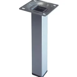 Pied de meuble Diall gris 25 x 25 x H. 150 mm