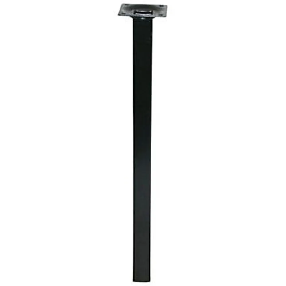 Pied de table Diall 25 x 25 x H. 800 mm noir