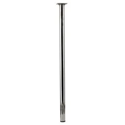 Pied de table Diall ø30 x H. 700 mm chrome