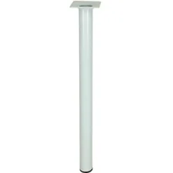 Pied de table Diall ø30 x H. 700 mm blanc