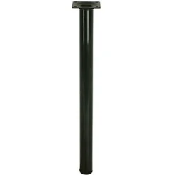 Pied de table Diall ø30 x H. 700 mm noir