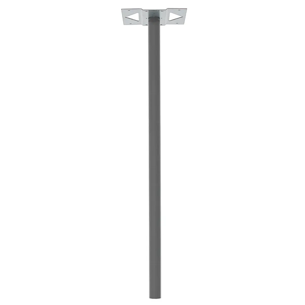 Pied elliptique Gris RAL 7037 M